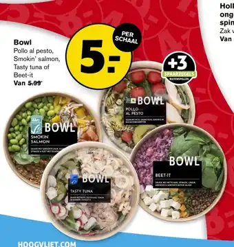 Hoogvliet BOWL aanbieding