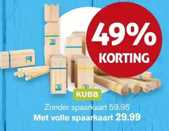 Hoogvliet KUBB aanbieding