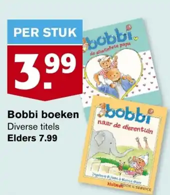 Hoogvliet Bobbi boeken aanbieding