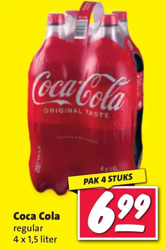 Nettorama Coca Cola regular 4 x 1,5 liter aanbieding