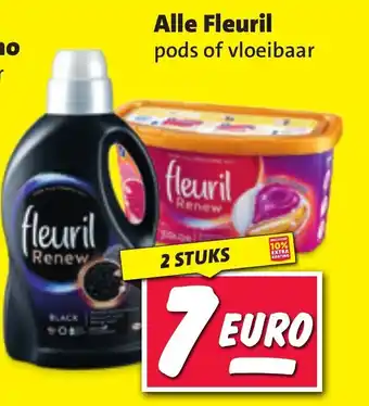 Nettorama Alle Fleuril pods of vloeibaar aanbieding