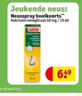 Kruidvat Neusspray hooikoorts** aanbieding