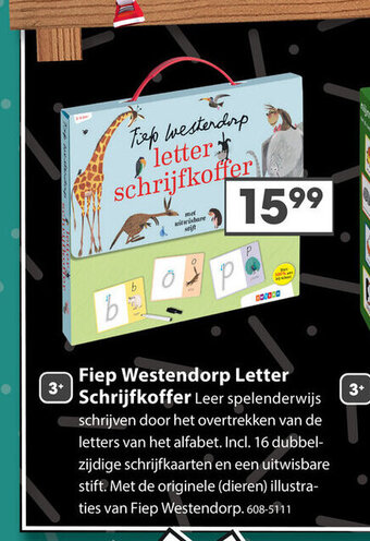 Top1Toys Fiep Westendorp Letter Schrijfkoffer aanbieding