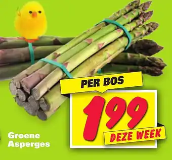 Nettorama Groene Asperges aanbieding