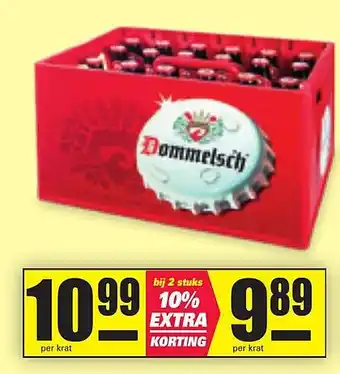 Nettorama Dommelsch krat aanbieding