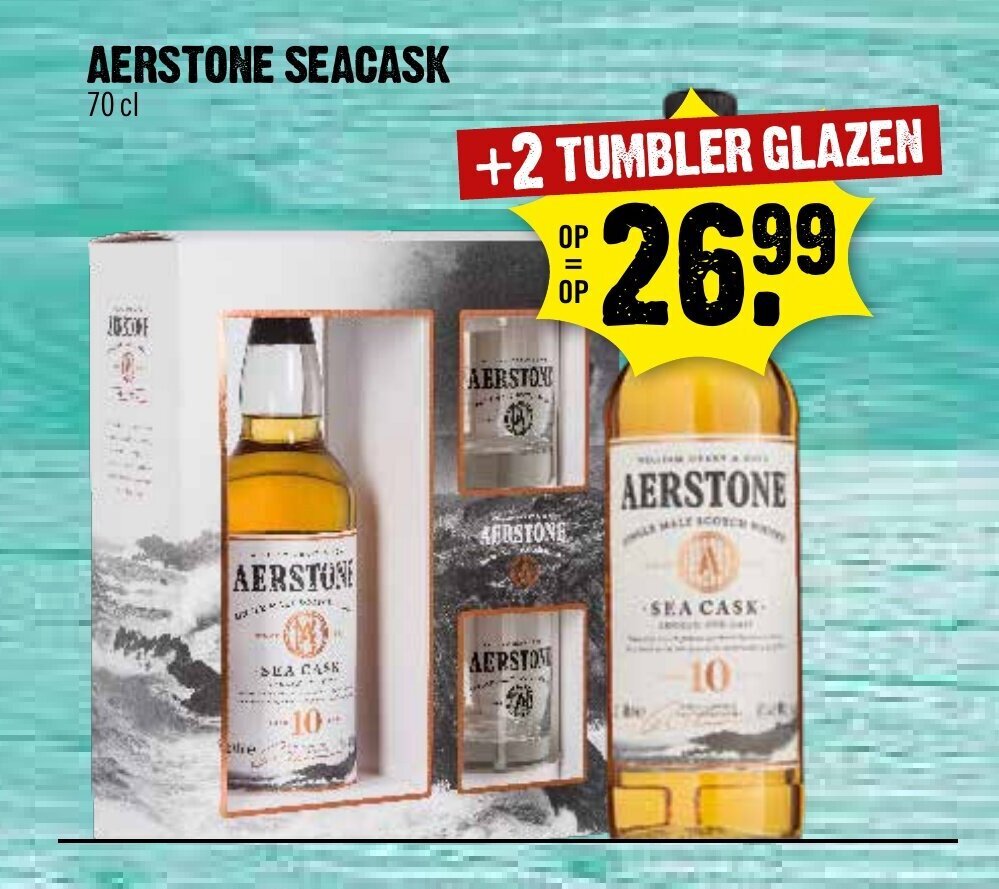 Dirck 3 AERSTONE SEACASK 70 cl aanbieding