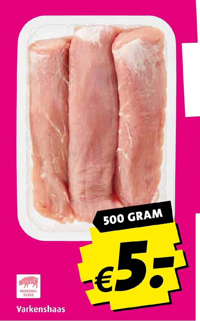 Boni Varkenshaas 500 GRAM aanbieding