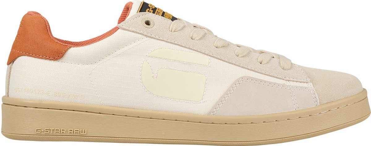 Bol.com G-star raw recruit heren sneaker - beige - maat 40 aanbieding