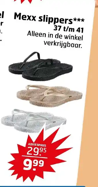 Trekpleister Mexx slippers*** 37 t/m 41 aanbieding