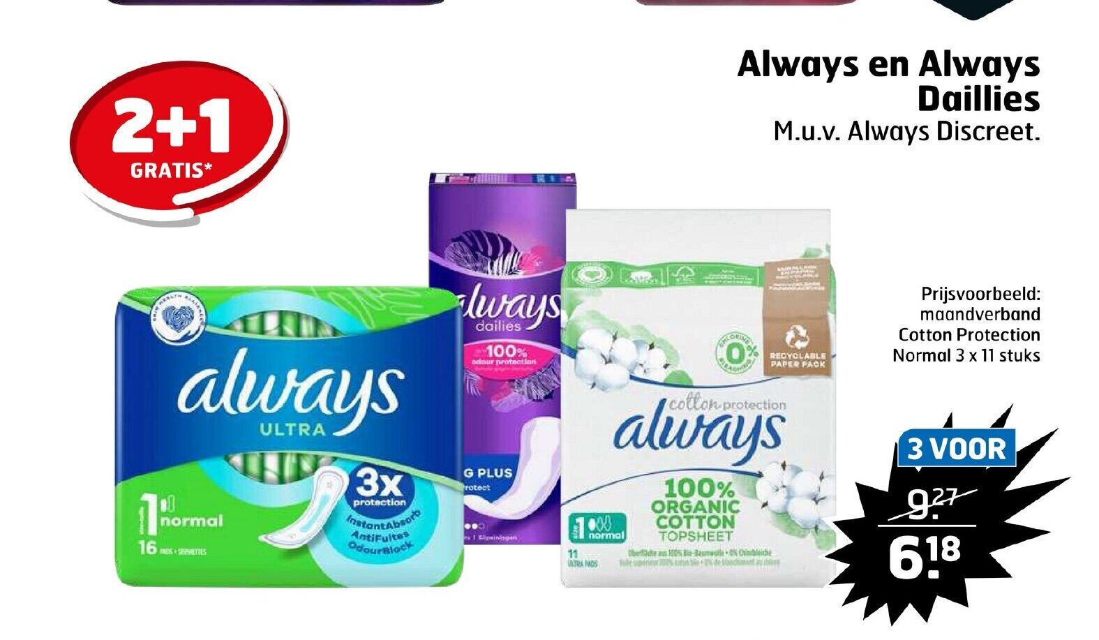Trekpleister Always en Always Daillies aanbieding