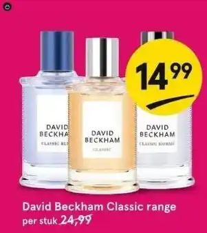 Etos David beckham classic range per stuk aanbieding