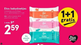 Etos Etos babydoekjes aanbieding