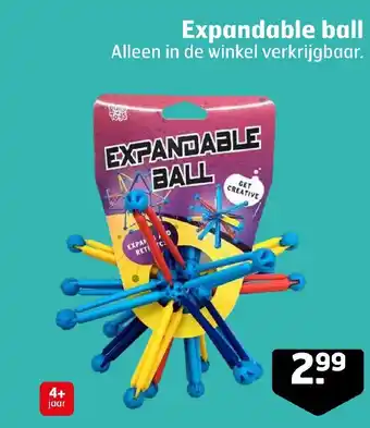 Trekpleister Expandable ball aanbieding