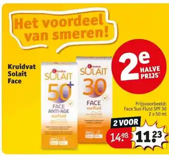 Kruidvat Kruidvat solait face aanbieding