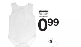 Zeeman Baby romper Maat 50-104 aanbieding