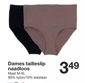 Zeeman Dames tailleslip naadloos Maat M-XL aanbieding