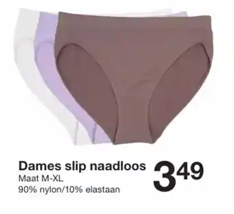 Zeeman Dames slip naadloos Maat M-XL aanbieding