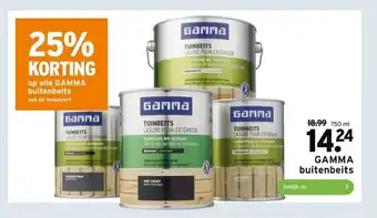 GAMMA GAMMA buitenbeits 750 ml aanbieding