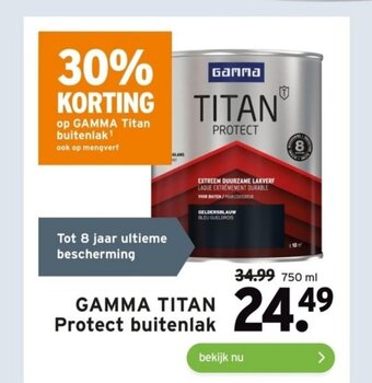 GAMMA GAMMA TITAN Protect buitenlak 750 ml aanbieding