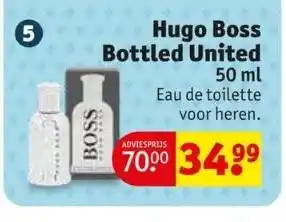 Kruidvat Hugo boss bottled united aanbieding