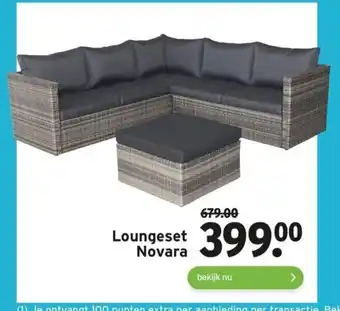 GAMMA Loungeset Novara aanbieding