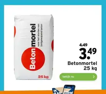 GAMMA Betonmortel 25 kg aanbieding