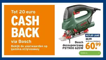 GAMMA Bosch decoupeerzaag PST900 620W aanbieding