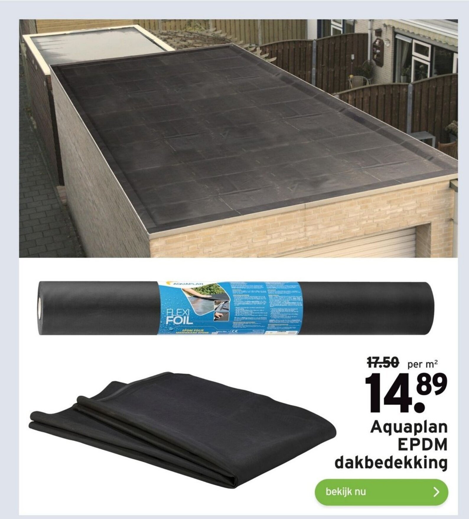 GAMMA Aquaplan EPDM dakbedekking aanbieding