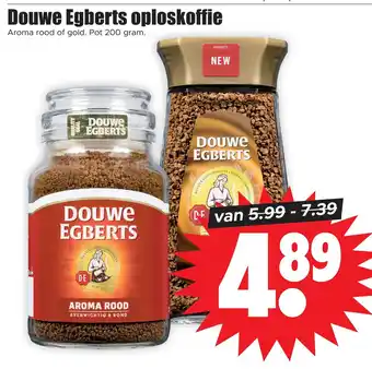 Dirk Douwe egberts oploskoffie aanbieding
