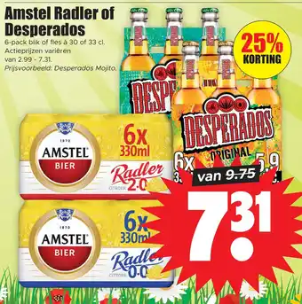 Dirk Amstel radler of desperados aanbieding