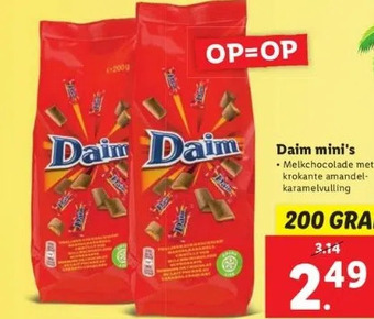 Lidl Daim aanbieding