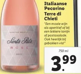 Lidl Italiaanse pecorino aanbieding