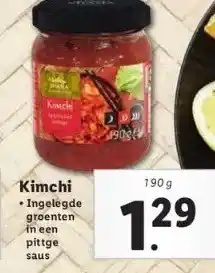 Lidl Kimchi aanbieding