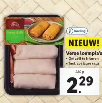 Lidl Verse loempia's aanbieding