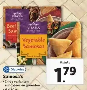 Lidl Samosa's aanbieding