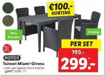 Lidl Tuinset miami-girona aanbieding