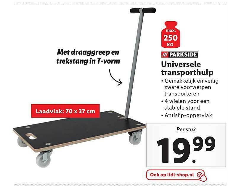 Platenwagen met polyurethaan wielen 600 kg - Platen transportwagen - Delma Production