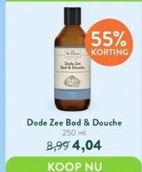 Holland & Barrett Dode zee bad & douche. aanbieding