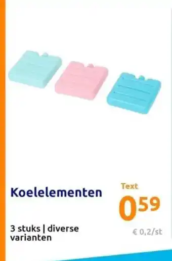 Action Koelelementen aanbieding