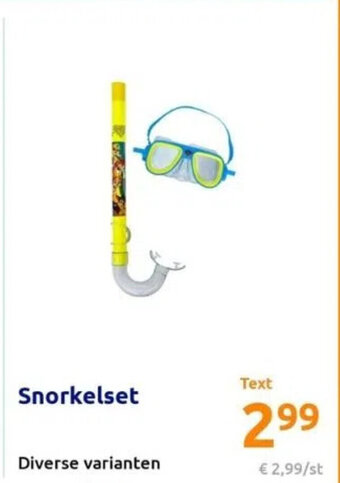 Action Snorkelset aanbieding