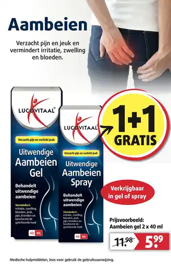 Lucovitaal Aambeien gel aanbieding