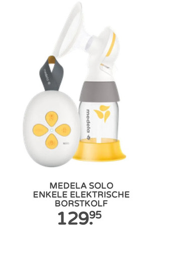 Prenatal Medela solo enkele elektrische borstkolf aanbieding