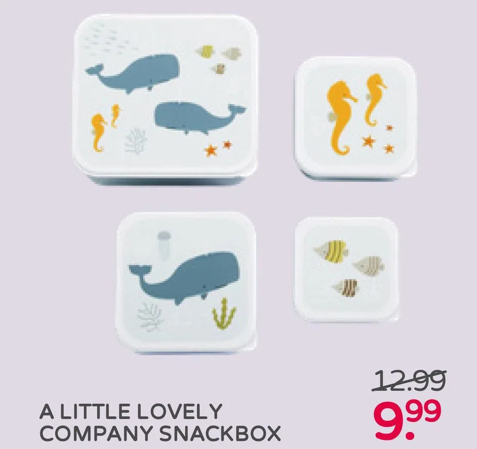 Prenatal A little lovely company snackbox aanbieding