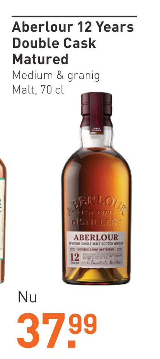Gall & Gall Aberlour 12 Years Double Cask Matured 70 cl aanbieding