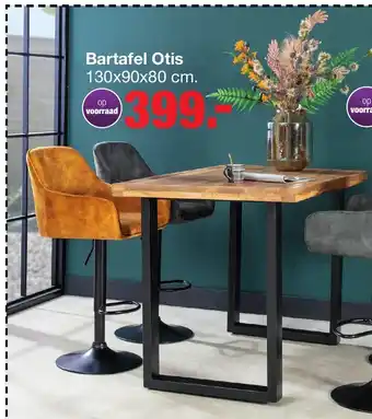 Budget Home Store Bartafel Otis 130x90x80 cm. aanbieding