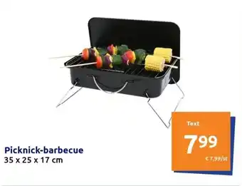 Action Picknick-barbecue aanbieding