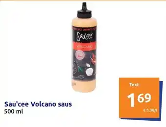 Action Sau'cee volcano saus aanbieding