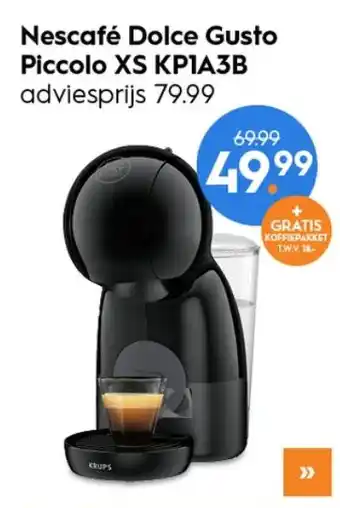 Blokker Nescafé Dolce Gusto Piccolo XS KP1A3B aanbieding