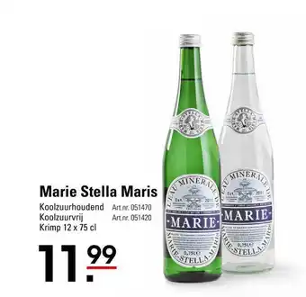 Sligro Marie Stella Maris Koolzuurhoudend Of Koolzuurvrij aanbieding