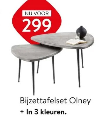 Profijt Meubel Bijzettafelset olney aanbieding
